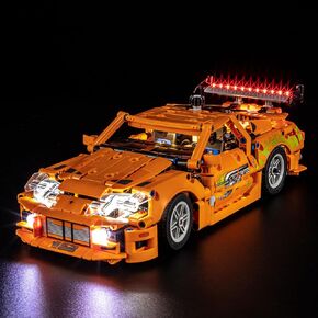 مجموعة الضوء Briksmax لـ Lego-42204 Fast and Furious Toyota Supra Mk4-Leving متوافقة مع مجموعة Lego Technic Building-لا تشمل مجموعة LEGO