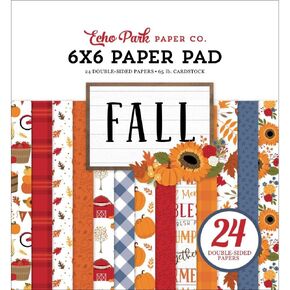 Echo Park Paper Co. Fall 6x6 Pad Paper, Multi