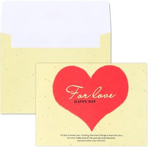 Midelong 50 Pack Red Heart Gift Card Parkes ، Mini Envelope Pockets Business Business None