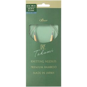 Takumi Pro Circular Knitting Needles 32"-US 10 1/2 / 6.5 mm