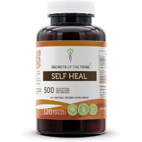 Secrets of the Tribe Self Heal 120 Capsules, Made with Vegetable Capsules and Self Heal (Heal All, Prunella Vulgaris) Dried Herb (120 Capsules)