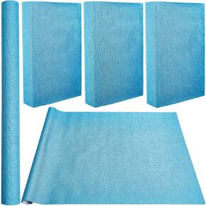 CRASPIRE Book Cloth for Book Binding 59 x 16.9in Sky Blue Fabric Surface Paper Backed A3-A8 Bookcover Books Album Linen Scrapbooking Archival DIY Covering Protector Bookcloth Bookbinding Supplies