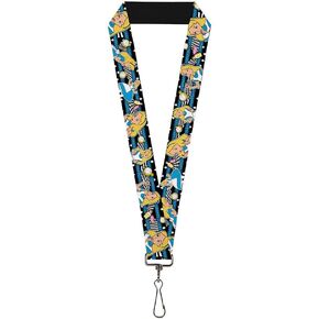 Buckle Down Lanyard-1.0-Alice in Wonderland Poses/Clock/Bottle Diamo