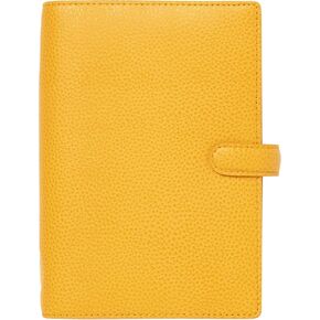 منظم Filofax Finsbury ، الحجم الشخصي ، الخردل-الجلود التقليدية الحبيبية ، ست حلقات ، مذكرات تقويم لمدة أسبوع إلى آخر ، متعدد اللغات ، 2025 (C022620-25)