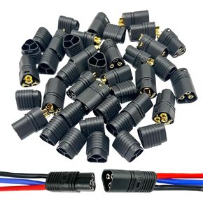 Amasss 10pairs MT60 3.5mm 3 Pins Bullet Connector Male Ande مع الإسكان لـ RC ESC Motor Car Boat Quad ...
