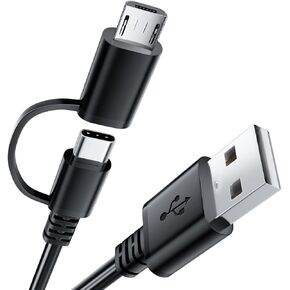 10ft Long USB C Cable Tablet Charger for Fire 10 Samsung Tab A 10.1(2019),10.5(2018),A7 10.4(2020),Tab S6,LG,Moto.Type C Charging Cord Compatible with Kindle e-Readers HD (9th 10th 11th Generation) in Kuwait