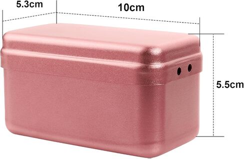 EustomA 72 Holes Burs Holder Blocks Autoclavable Bur Case 4 color (Silver) in Kuwait