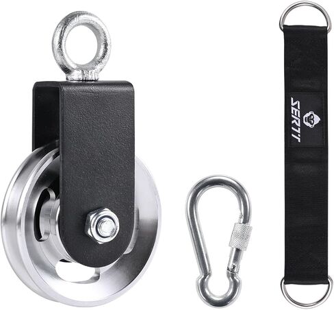 Cable Pulley Wheel for Home Gym Pulley System, Upgraded 90mm Aluminium Alloy Gym Pulley for Maximum 660LBS Load in Kuwait