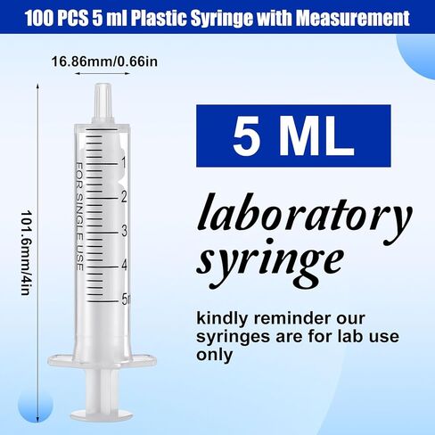 Geiserailie 100 Pcs 10 ml Plastic Syringe No Rubber Plunger Oral Syringes Measuring Luer Slip Tip Syringe Without Needle No Rubber Medicine Syringes for Children Liquids Refilling Scientific Labs in Kuwait