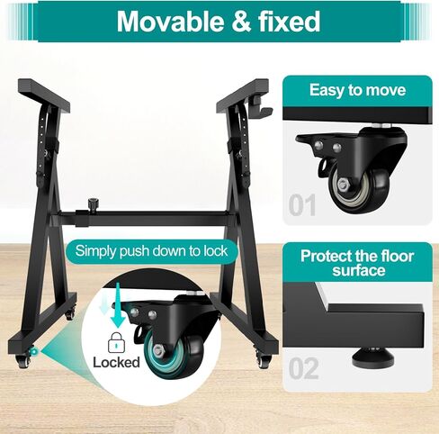 Z Style Adjustable & Portable Heavy Duty Music Stand for Piano Keyboards, Fits 49/61/76/88 Keys, Folding for Travel & Storage in Kuwait