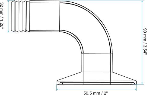 PATIKIL 45 Degree Elbow Tri Clamps Hose Barb, 3/4in OD Sanitary Hose Barb Pipe Fitting Tube 50.5MM Ferrule (for 1.5" Tri Clamps) 304 Stainless Steel in Saudi Arabia