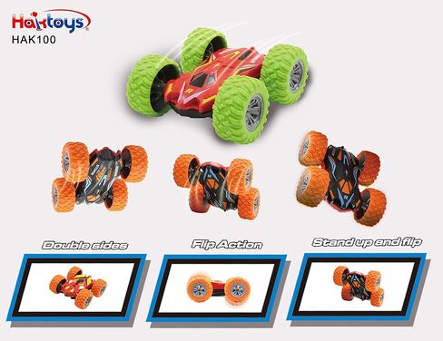 Mini RC Stunt Car – Double Sided Rechargeable Remote Control Toy, AWD Radio Control Flip Car for Boys Girls Kids in Saudi Arabia
