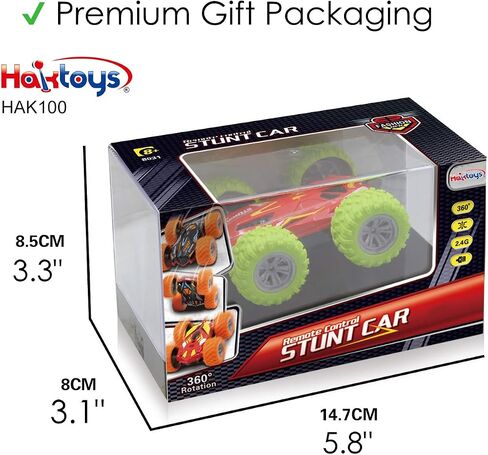 Mini RC Stunt Car – Double Sided Rechargeable Remote Control Toy, AWD Radio Control Flip Car for Boys Girls Kids in Saudi Arabia