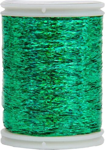 Threadart Sparkle Holographic Shimmer Thread - 300 Meters - Black in Kuwait
