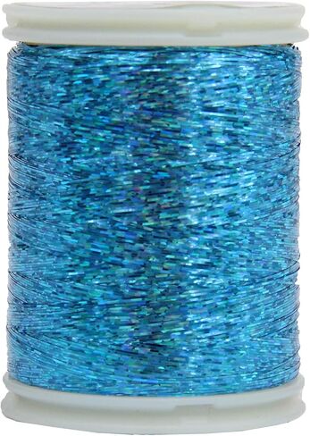 Threadart Sparkle Holographic Shimmer Thread - 300 Meters - Black in Kuwait