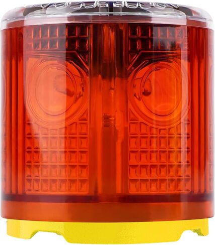 Solar Strobe Warning Light: Bright Solar Emergency Strobe Warning Light, Strong Magnetic Base Flashing Lamp, Waterproof LED Safety Light Outdoor (Yellow) in Kuwait