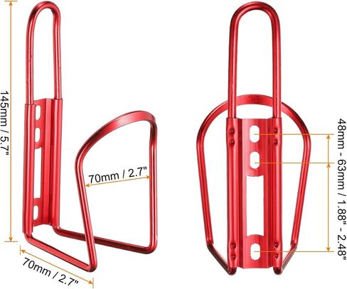 HARFINGTON Bicycle Water Bottle Cage Aluminum Basic Bike Universal Water Bottle Holder Mount with Screws for MTB Mountain Road Gravel in Kuwait