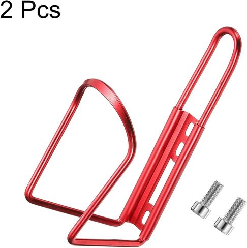 HARFINGTON Bicycle Water Bottle Cage Aluminum Basic Bike Universal Water Bottle Holder Mount with Screws for MTB Mountain Road Gravel in Kuwait