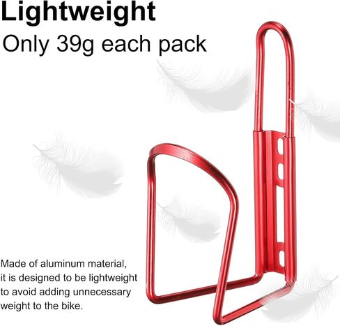 HARFINGTON Bicycle Water Bottle Cage Aluminum Basic Bike Universal Water Bottle Holder Mount with Screws for MTB Mountain Road Gravel in Kuwait