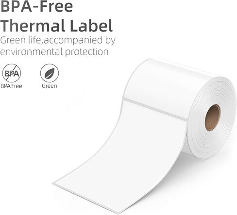 4x6 Thermal Shipping Labels - 2Roll,220 Labels/Roll, BPA-Free, Waterproof, Strong Adhesive, Compatible with Zebra & Most Thermal Printers for FedEx, UPS, USP in Saudi Arabia
