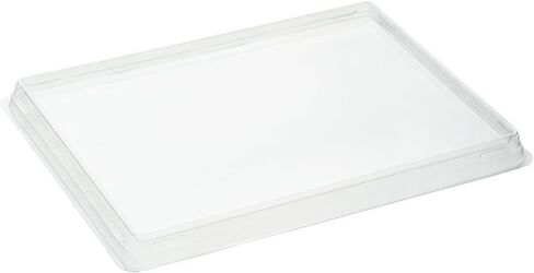 Restaurantware LIDS ONLY: Cafe Vision Small Click Lock Lids 50 Disposable Clear Plastic Lids - Containers Sold Separately Click Lock Closure Plastic Lids For Small Click Lock Containers in Saudi Arabia