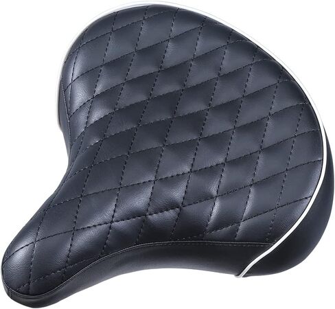 Beach Cruiser Bike Seat,Comfortable Extra Wide Suspension Bike Seat,Bike Seats for Heavy Riders,Electra Bike Seat Replacement for Men and Women. in Saudi Arabia