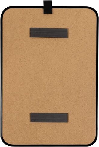 JAM PAPER Magnetic Dry Erase Foam Boards w/Black Board Marker - 8 x 12 - Black Border - Sold Individually in Saudi Arabia