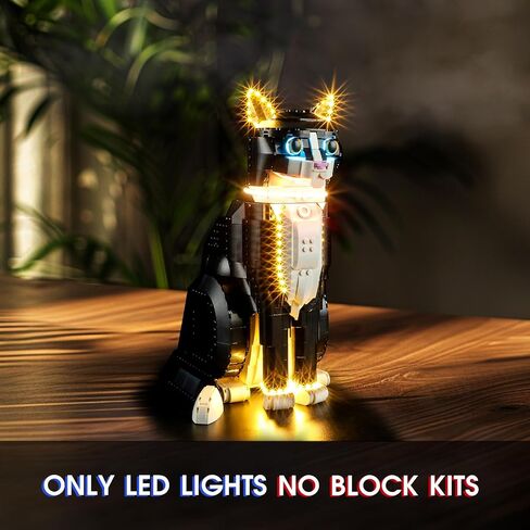 Vaodest Led Light for Lego 21349 Ideas Tuxedo Cat Model,Design and Configuration Compatible with Model 21349(Led Light Only, Not Building Block Kit) in Kuwait
