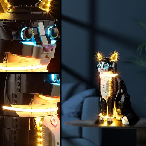 Vaodest Led Light for Lego 21349 Ideas Tuxedo Cat Model,Design and Configuration Compatible with Model 21349(Led Light Only, Not Building Block Kit) in Kuwait