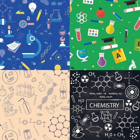 24PCS Science Experience Scrapbook Paper 6 "x6" تجربة علمية تخصص كرامينج بطاقة ورق الورق المصمم منصات الورق المرغوب in Kuwait