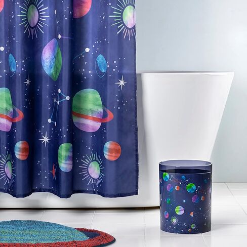 Allure Home Creation Under The Sea Fish Plastic Wastebasket Compact Size 1.71 Gallons in Saudi Arabia