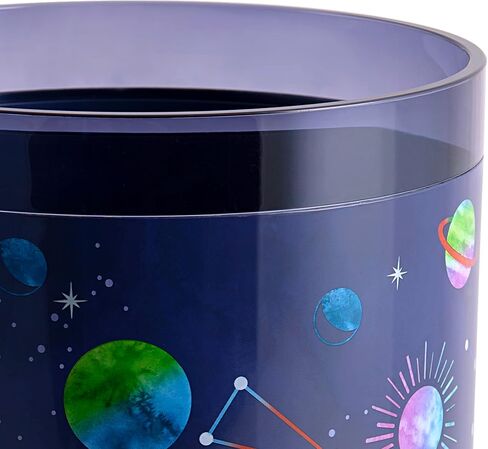 Allure Home Creation Under The Sea Fish Plastic Wastebasket Compact Size 1.71 Gallons in Saudi Arabia