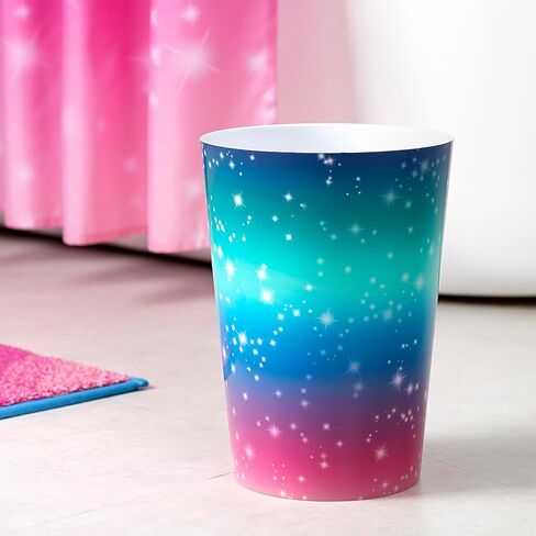Allure Home Creation Under The Sea Fish Plastic Wastebasket Compact Size 1.71 Gallons in Saudi Arabia