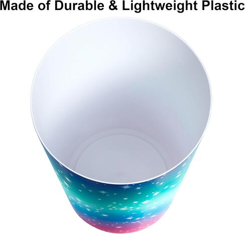 Allure Home Creation Under The Sea Fish Plastic Wastebasket Compact Size 1.71 Gallons in Saudi Arabia