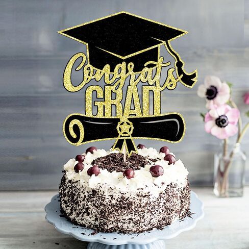 2025 Graduation Congrats Grad Cake Topper,2025 High School/College/Senior Graduation Party Decorations Supplies in Saudi Arabia
