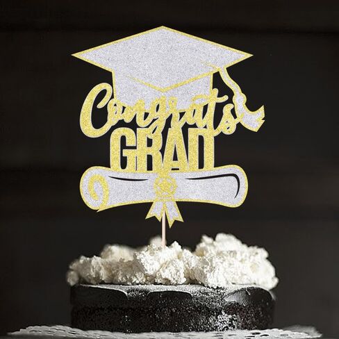 2025 Graduation Congrats Grad Cake Topper,2025 High School/College/Senior Graduation Party Decorations Supplies in Saudi Arabia