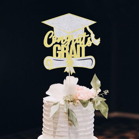 2025 Graduation Congrats Grad Cake Topper,2025 High School/College/Senior Graduation Party Decorations Supplies in Saudi Arabia
