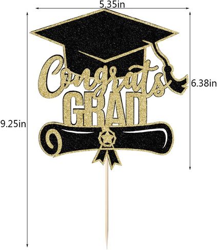 2025 Graduation Congrats Grad Cake Topper,2025 High School/College/Senior Graduation Party Decorations Supplies in Saudi Arabia