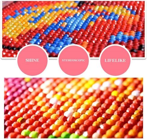 pigpigboss Coffee Diamond Painting by Numbers for Adult, 5D Diamond Art Painting, Coffee Letter Diamond Dots Kit for Beginner Kitchen Wall Decor (12 X 12 inches) in Saudi Arabia