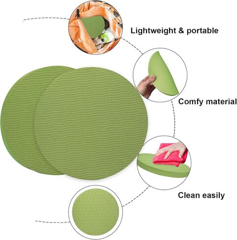 GoYonder Yoga Knee Pads 2 Pack, Yoga Knee Cushion Thick, Exercise Pads for Knees Elbows Wrist Hands Head Foam Pilates Kneeling pad in Saudi Arabia