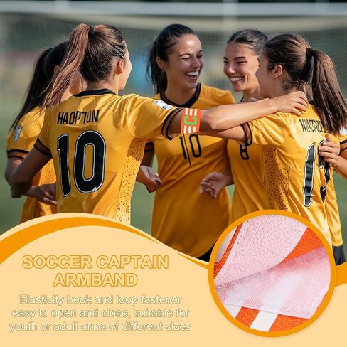 MECCANIXITY Soccer Captain Armband, Nylon Captain Arm Bands for Soccer Elastic Captain C Arm Band Sports Captain Armbands for Football Team Training Youth & Adult Blue, Pack of 3 in Saudi Arabia