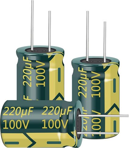 20pcs 35V 220UF Capacitor 8x12mm(0.31x0.47in) High Frequency Aluminum Electrolytic Capacitors for TV, LCD Monitor, Game in Saudi Arabia