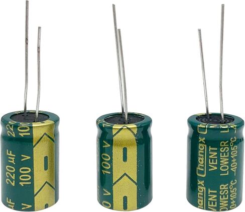 20pcs 35V 220UF Capacitor 8x12mm(0.31x0.47in) High Frequency Aluminum Electrolytic Capacitors for TV, LCD Monitor, Game in Saudi Arabia