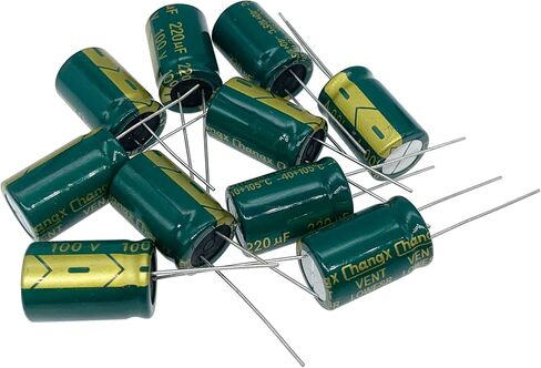 20pcs 35V 220UF Capacitor 8x12mm(0.31x0.47in) High Frequency Aluminum Electrolytic Capacitors for TV, LCD Monitor, Game in Saudi Arabia