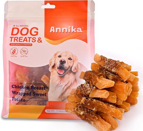 Dog Treats, Dog Kabobs Treats Made with Real Chicken, Duck, Grain Free, Easily Digestible, Long-Lasting for Large & Small Dogs - Supports Healthy Teeth in Saudi Arabia