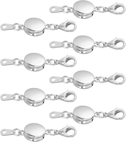 uxcell 8pcs clasps clasps ، clasps clasps يوضح إغلاق قفل مع مشابك جراد البحر لقلادة سوار DIY صنع مجوهرات الزفاف (الذهب الوردي) in Saudi Arabia