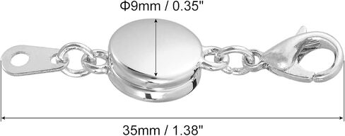 uxcell 8pcs clasps clasps ، clasps clasps يوضح إغلاق قفل مع مشابك جراد البحر لقلادة سوار DIY صنع مجوهرات الزفاف (الذهب الوردي) in Saudi Arabia