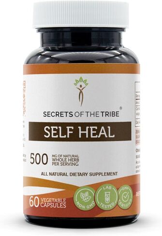 Secrets of the Tribe Self Heal 120 Capsules, Made with Vegetable Capsules and Self Heal (Heal All, Prunella Vulgaris) Dried Herb (120 Capsules) in Saudi Arabia
