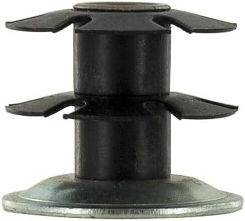 Outwater Industries Double Star Threaded Caster Insert | Heat Treated Steel | Fits 1-1/4 Inch Round 16-18 Gauge Tube | Thread: 5/16-18 | 20 Pack in Kuwait