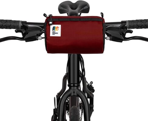 Handlebar Bike Bag – Water-Resistant Hard Shell with Quick-Access Zipper, Side Mesh Pockets, and Spacious Storage – Ideal for Cycling, Commuting, and Adventure Rides (Black) in Saudi Arabia